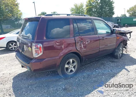 2007 Honda Pilot Ex-L z USA, uszkodzony, nr VIN 5FNYF28647B006319